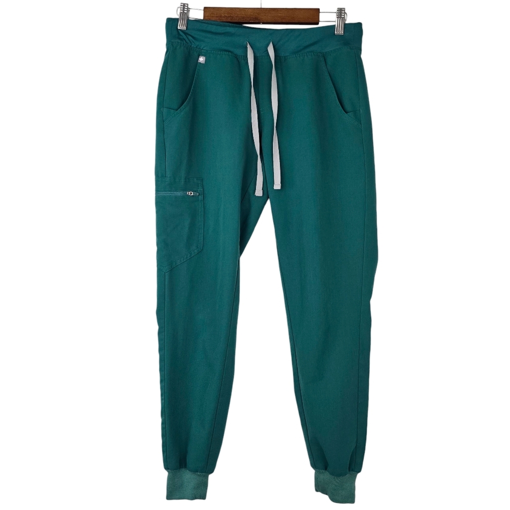 Figs Jogger Scrub Pants Technical Collection Green Size S